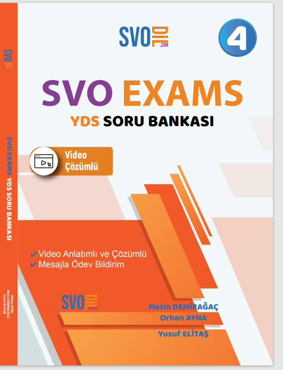 SVO EXAMS YDS SORU BANKASI